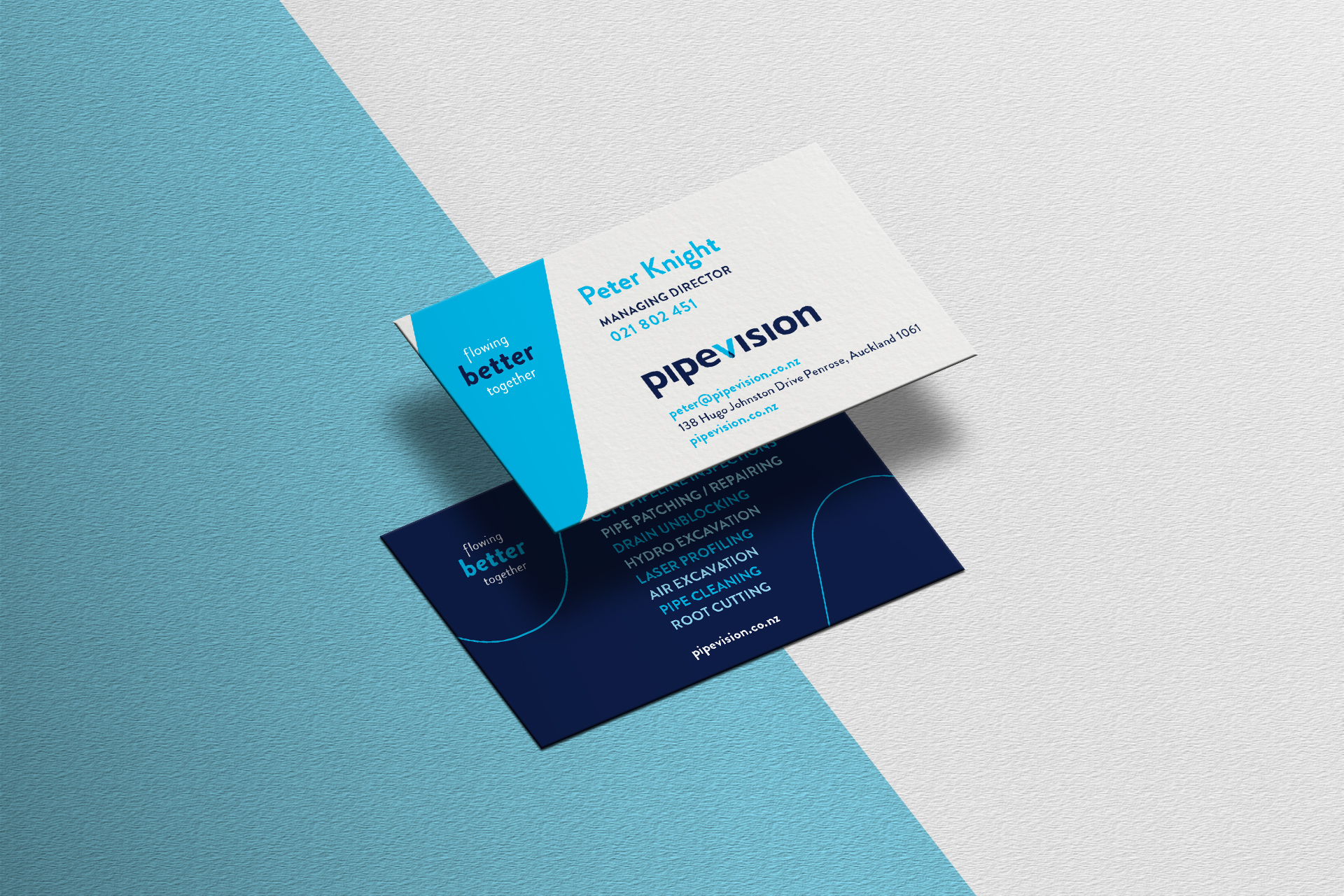 Peter Business Card Design Mockup